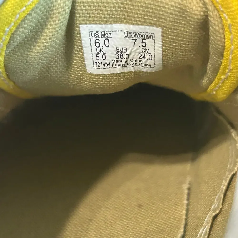 Vans X Haribo Old Skool Women’s Athletic Skate Shoes Sneakers Size 7.5 Yellow